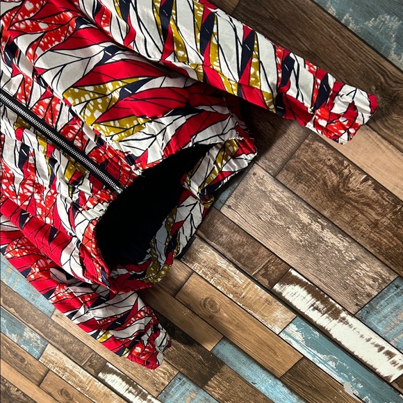 Grass-fields 2XL rayon Colorful Patterned Jacket - Picture 9 of 16